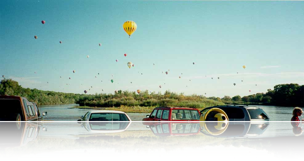 panorama of balloons